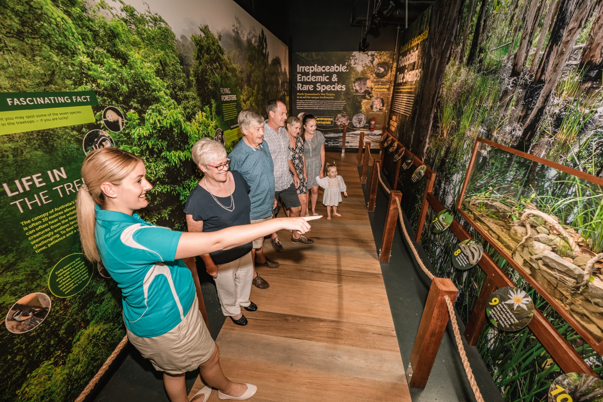 Twilight Reef & Rainforest Tour at Cairns Aquarium