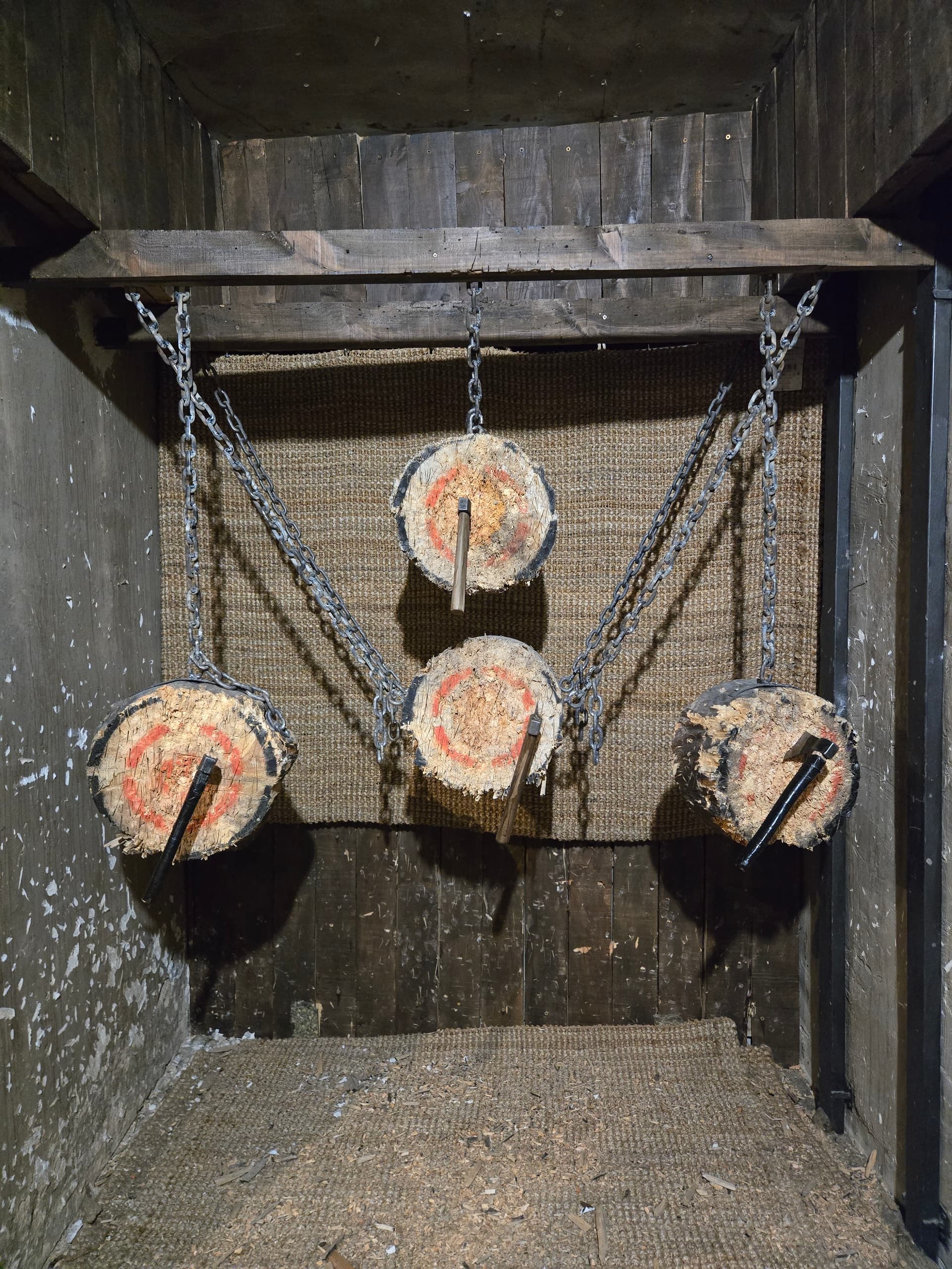 Inside the Jaula de Troncos: Private Axe Throwing at Madrid Medieval