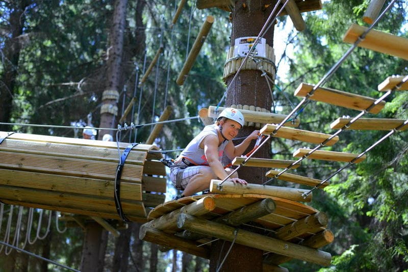 Adventure Park Access at Arka Park Paltinis in Sibiu
