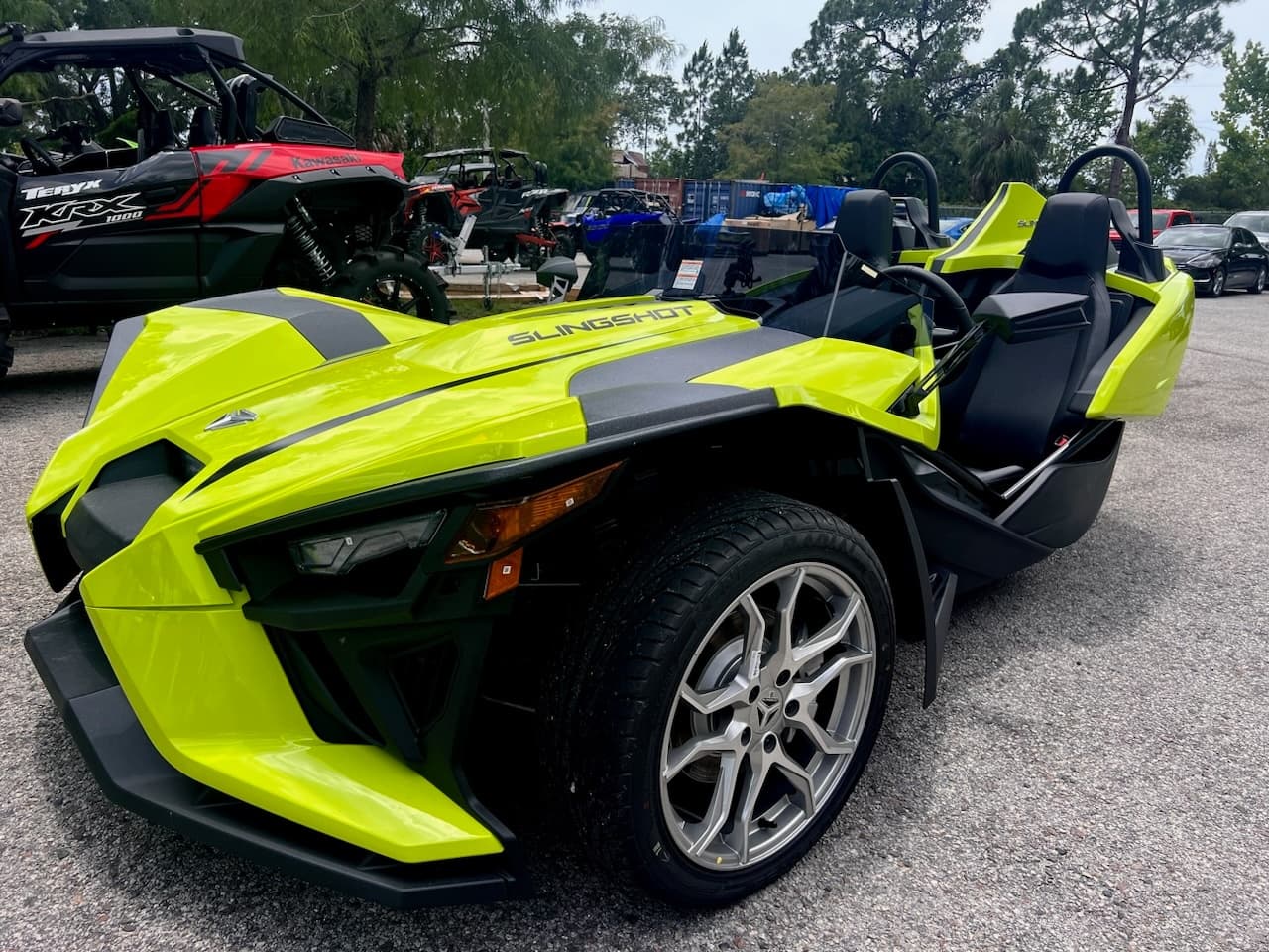 Tampa Slingshot Rentals: Neon Green Slingshot Adventures in Lutz