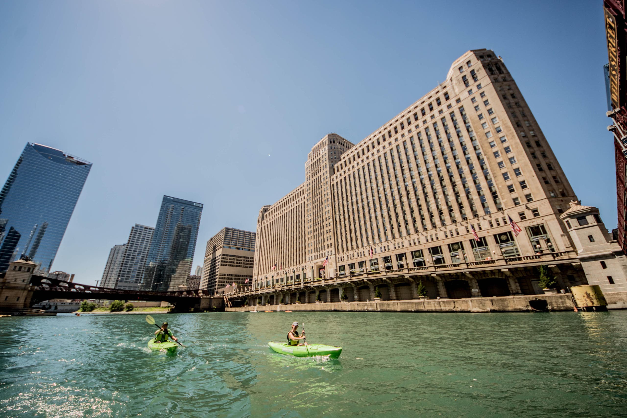 Kayaking Adventures on Chicago Riverwalk