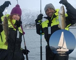 Luxury Catamaran Fishing Trip with Arctic Cruise in Norway in Tromsø