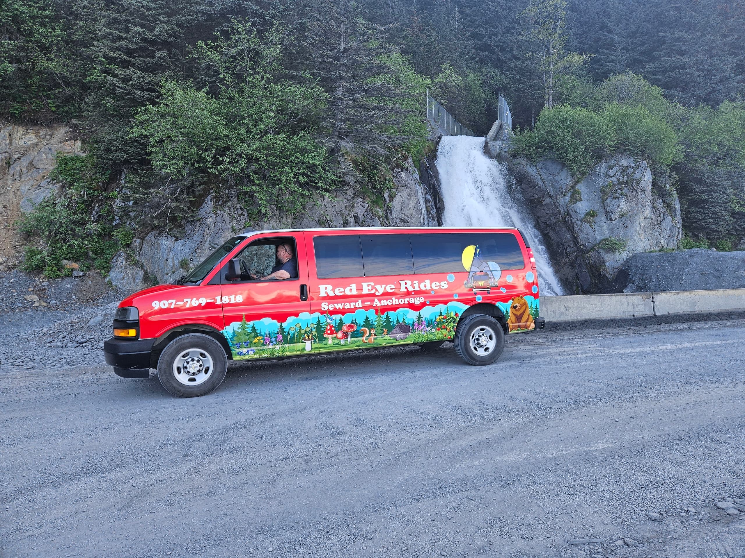 Scenic Shuttle Ride Seward to Anchorage Alaska