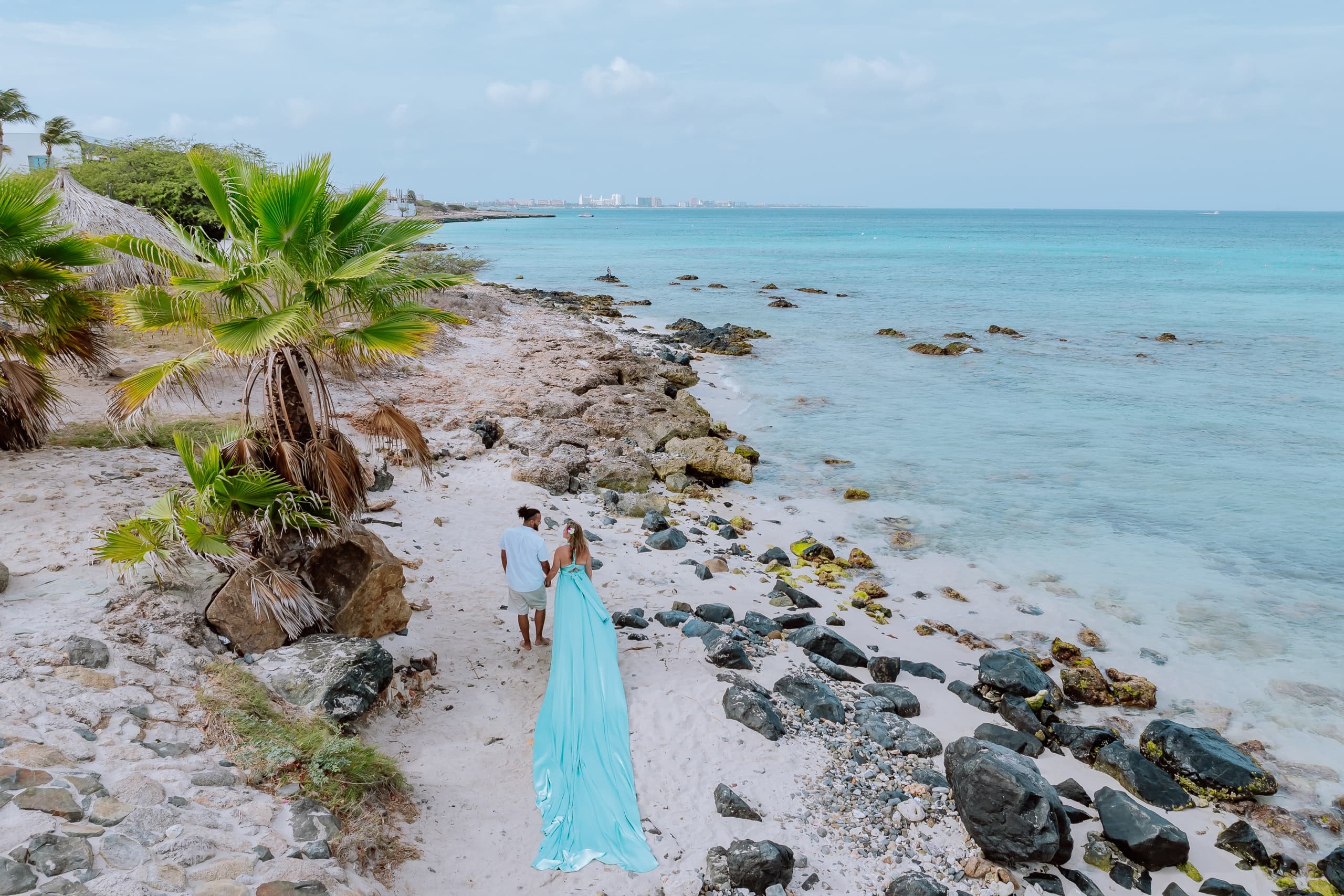 Flying Dress Photoshoot Adventure with The Flying Dress Company Aruba