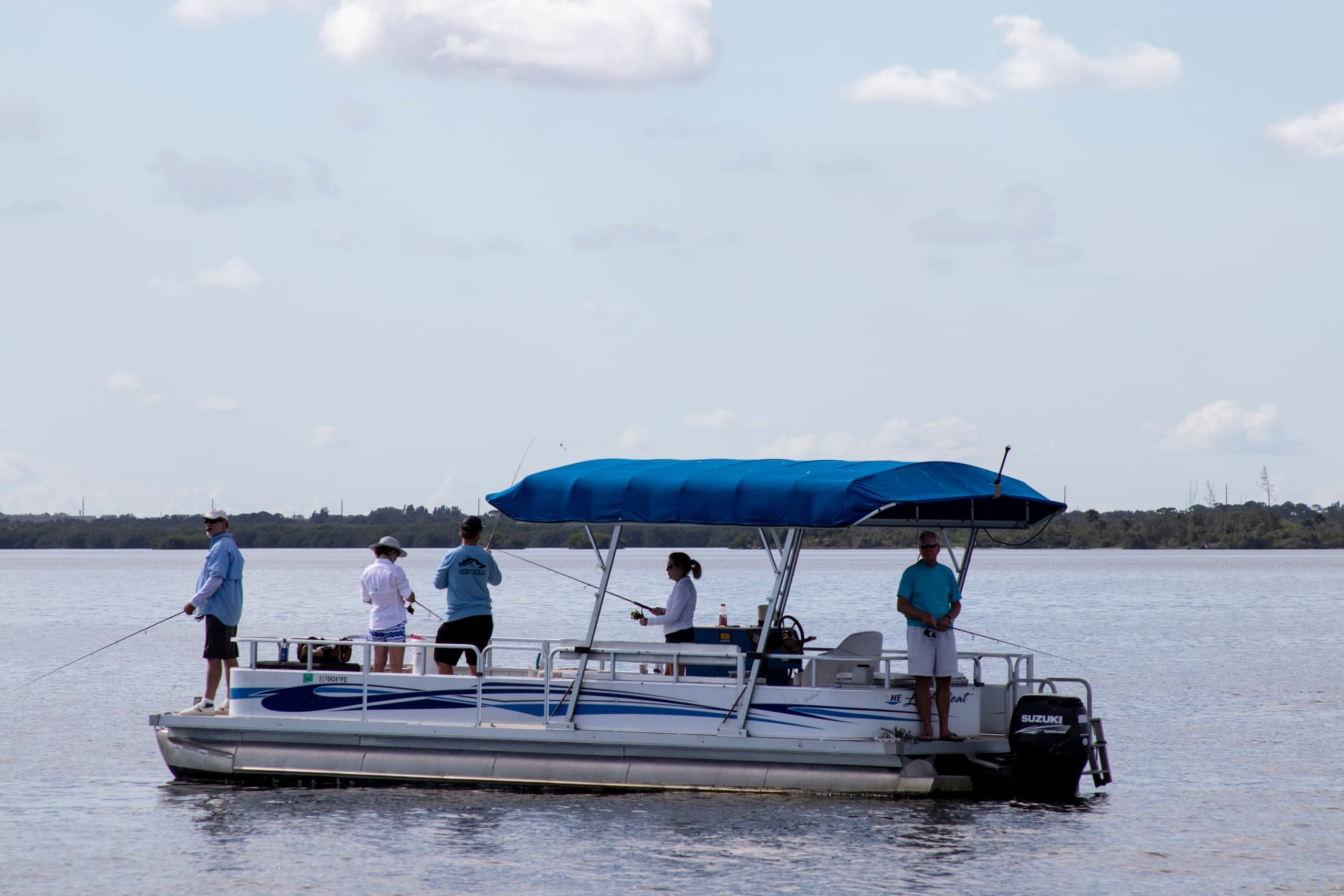 Pontoon Boat Fishing Charters • up to 6 Anglers | Boat Tour in Vero Beach, Florida photo 1