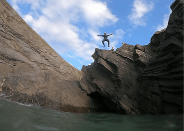 Edge of the Atlantic: Public Coasteering Adventure at Croyde Bay