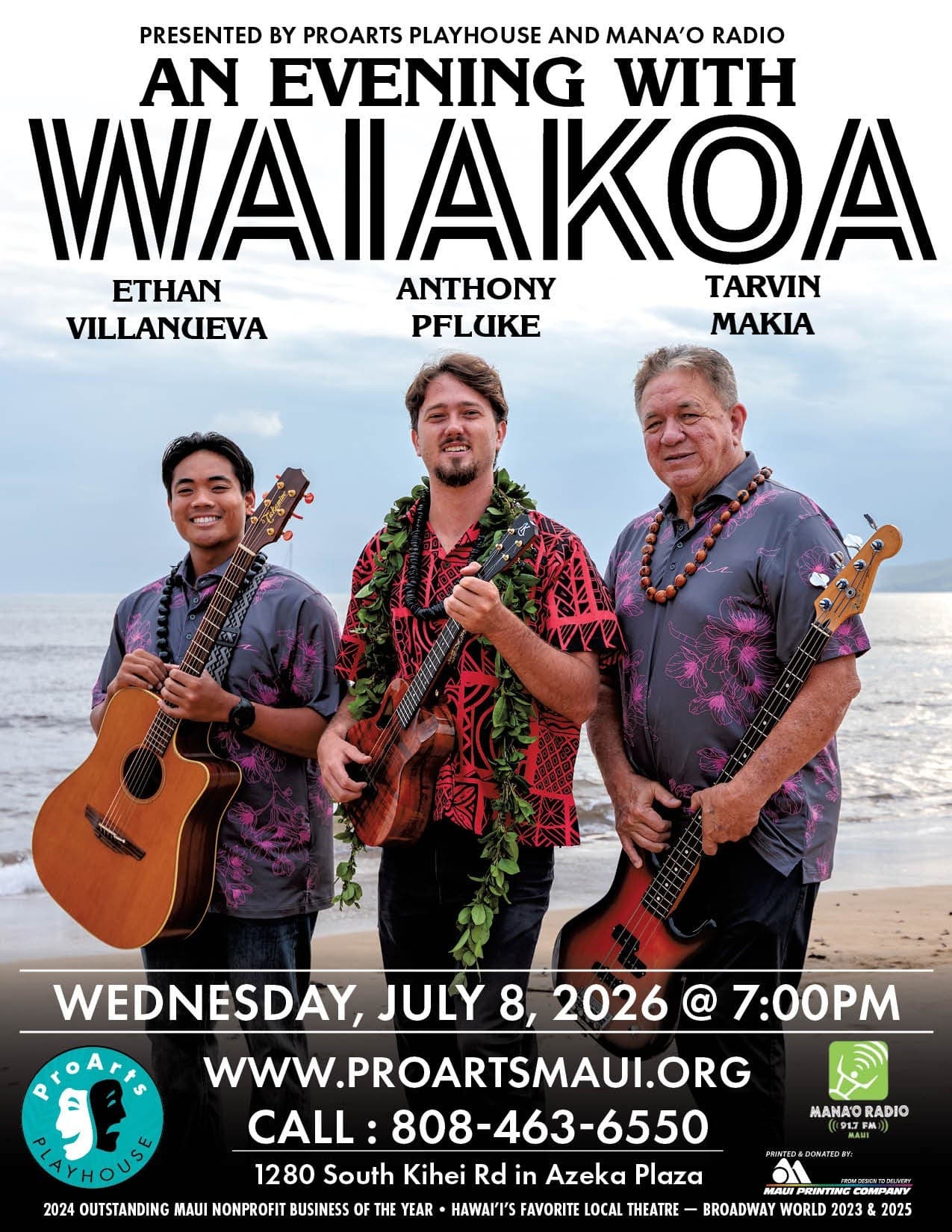 Intimate Hawaiian Sounds: An Evening with Waiakoa in Kihei