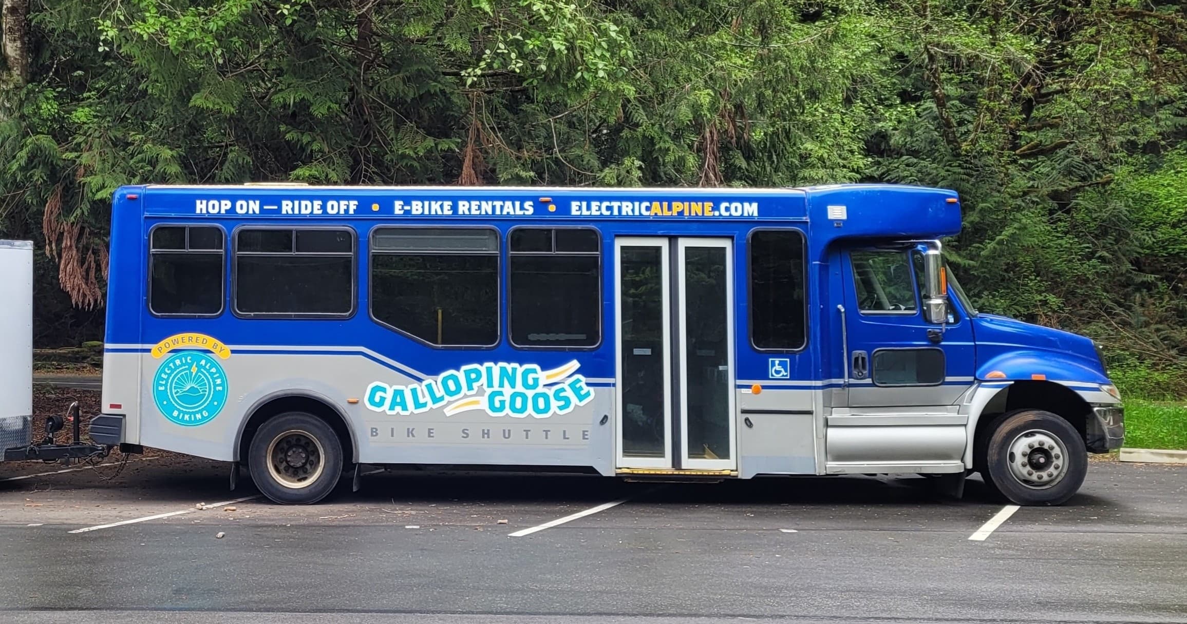 Galloping Goose Shuttle Ride with Electric Alpine Biking