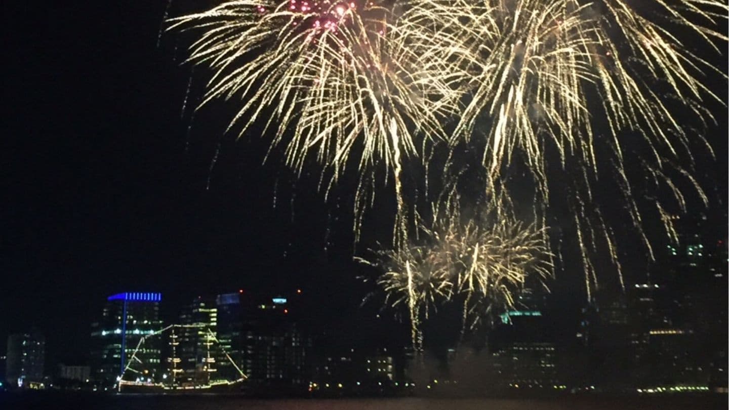 Harborfest Fireworks Cruise in Boston Bay