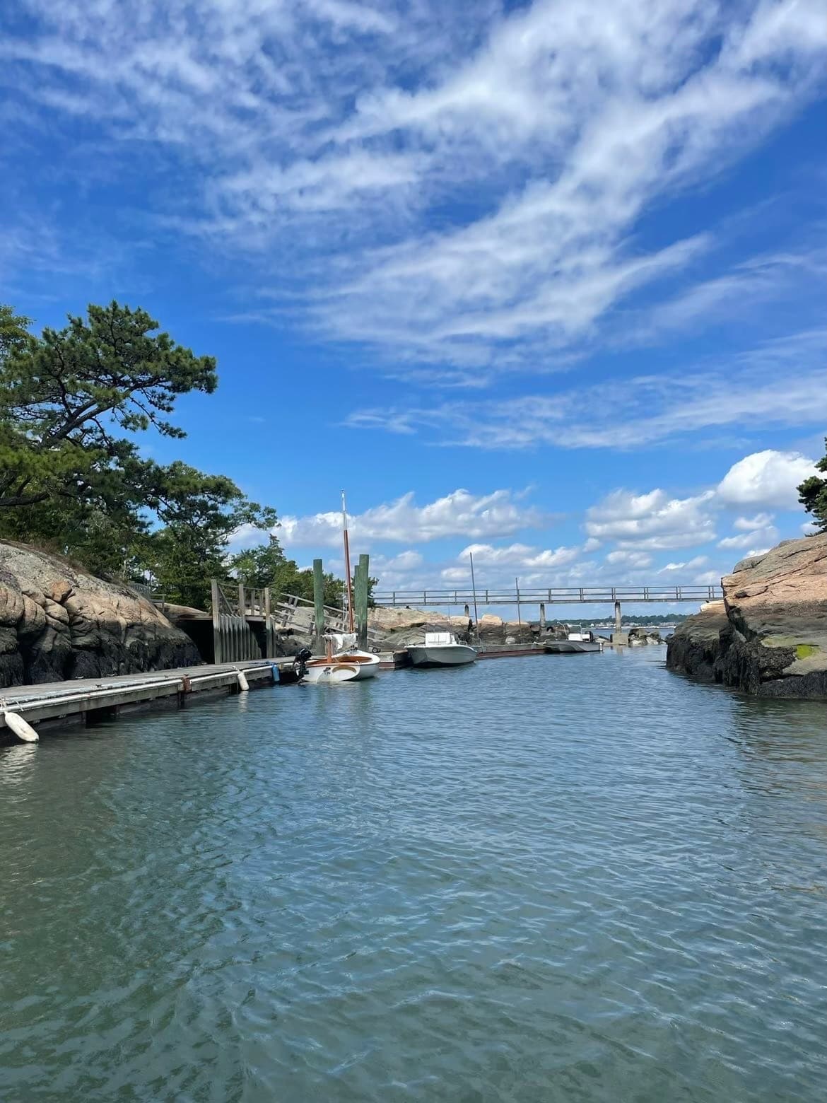 Scenic Stony Creek to High Island Harbor Dock Ferry Ride