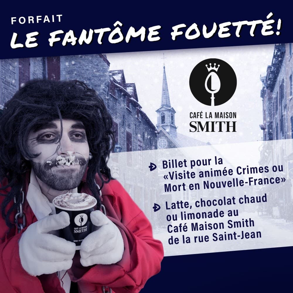 Mort en Nouvelle-France: Evening Ghost Walk and Maison Smith Beverage in Vieux-Québec