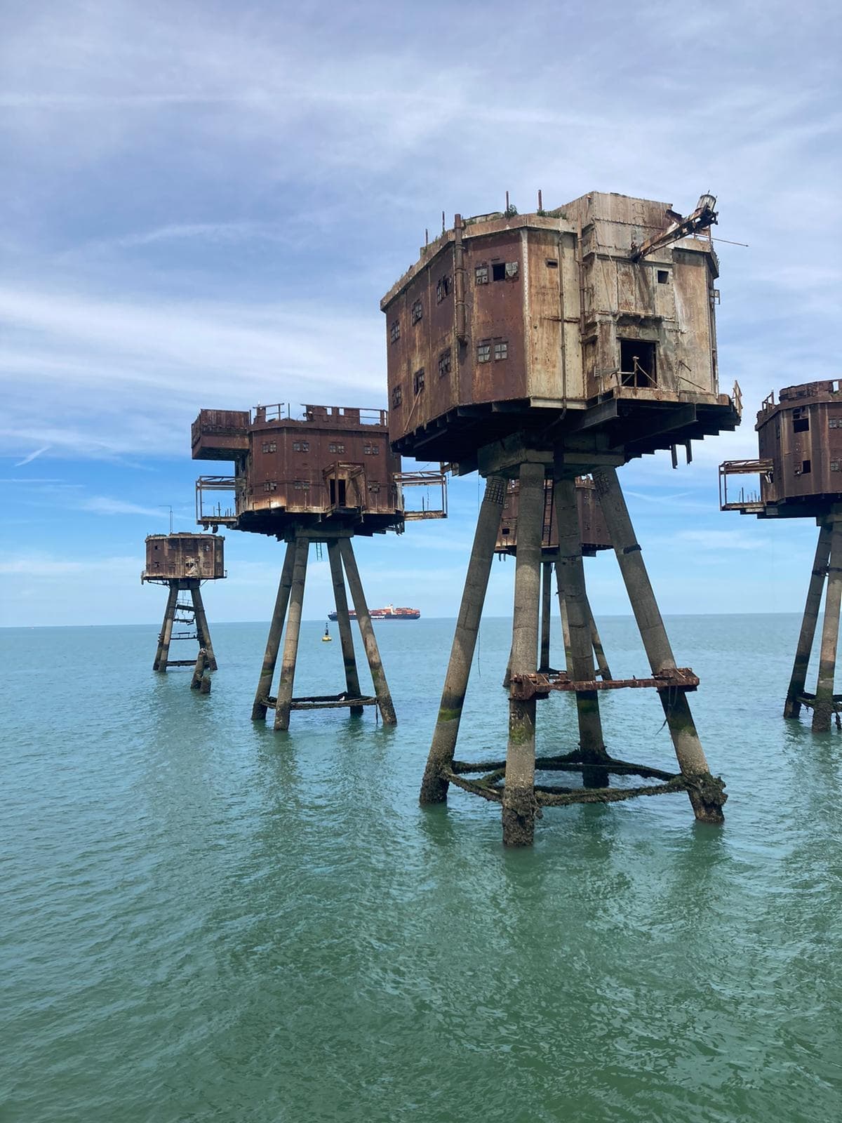 Maunsell Forts Cruise from Queenborough: Red Sand, Shivering Sand & Knock John Towers photo 4
