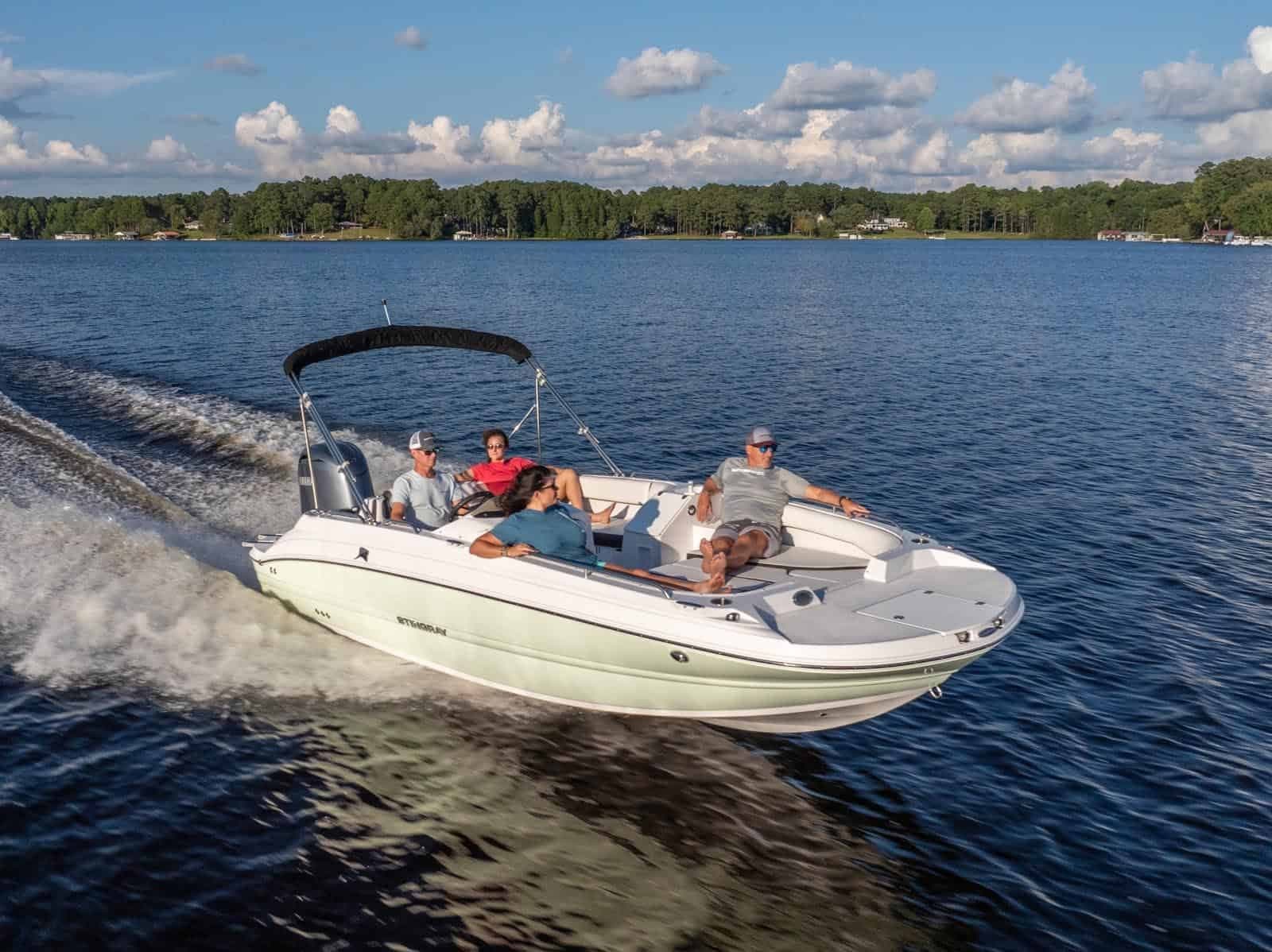 Water Adventures Aboard 19' Stingray at Long Level Marina