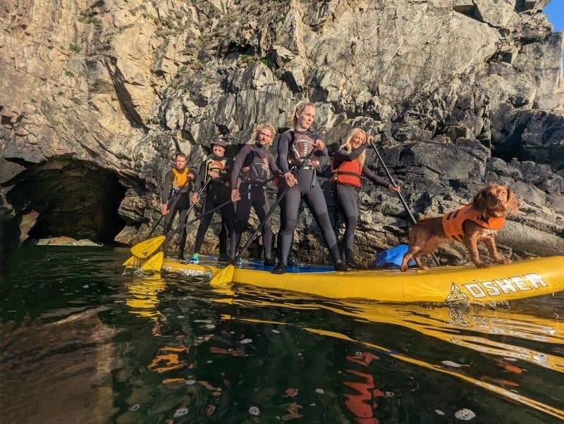 Jumbo SUP Adventure with Be Adventurous in St Davids