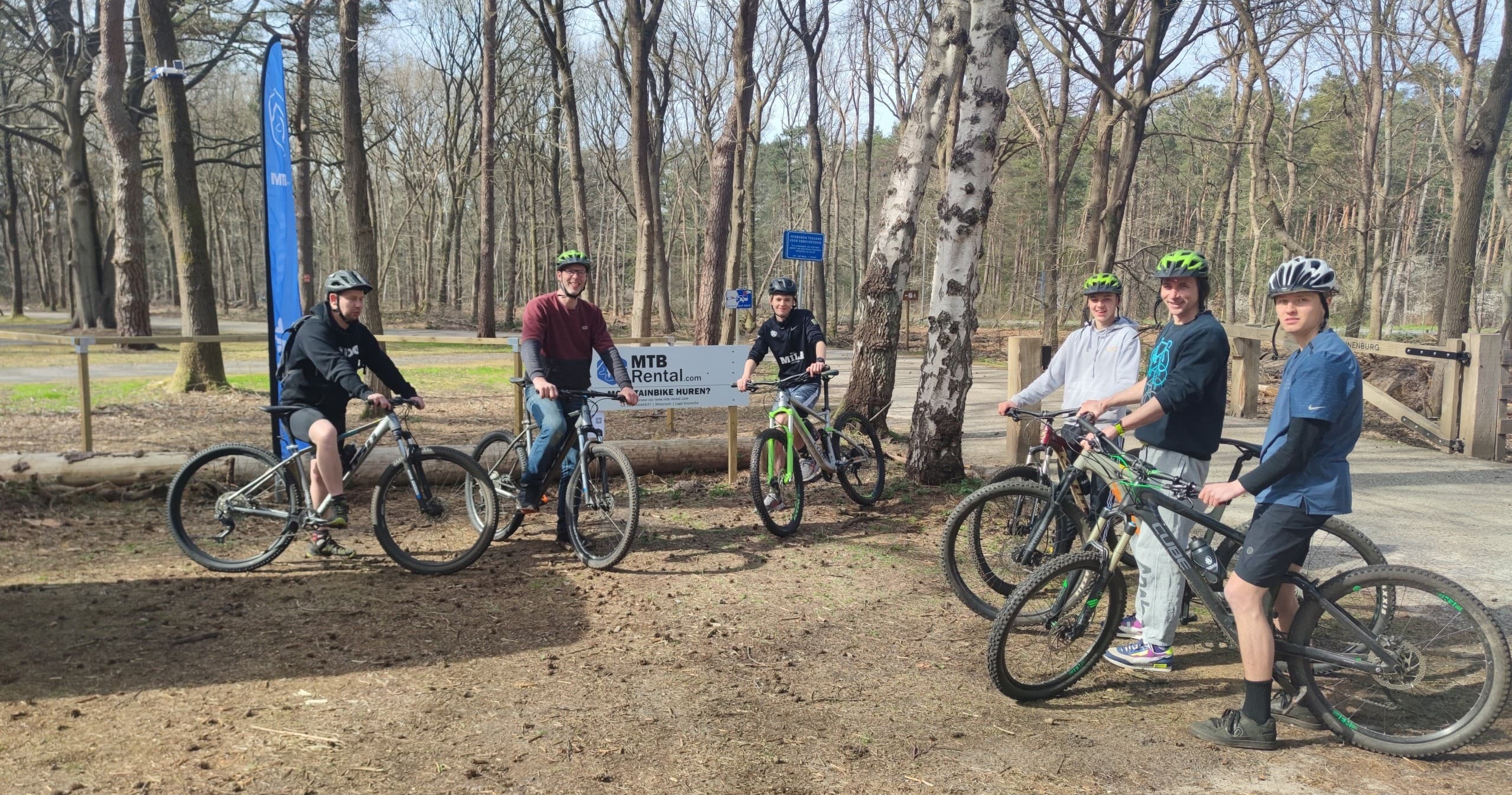 Mountain Biking at Hooge/Lage Vuursche with Dag