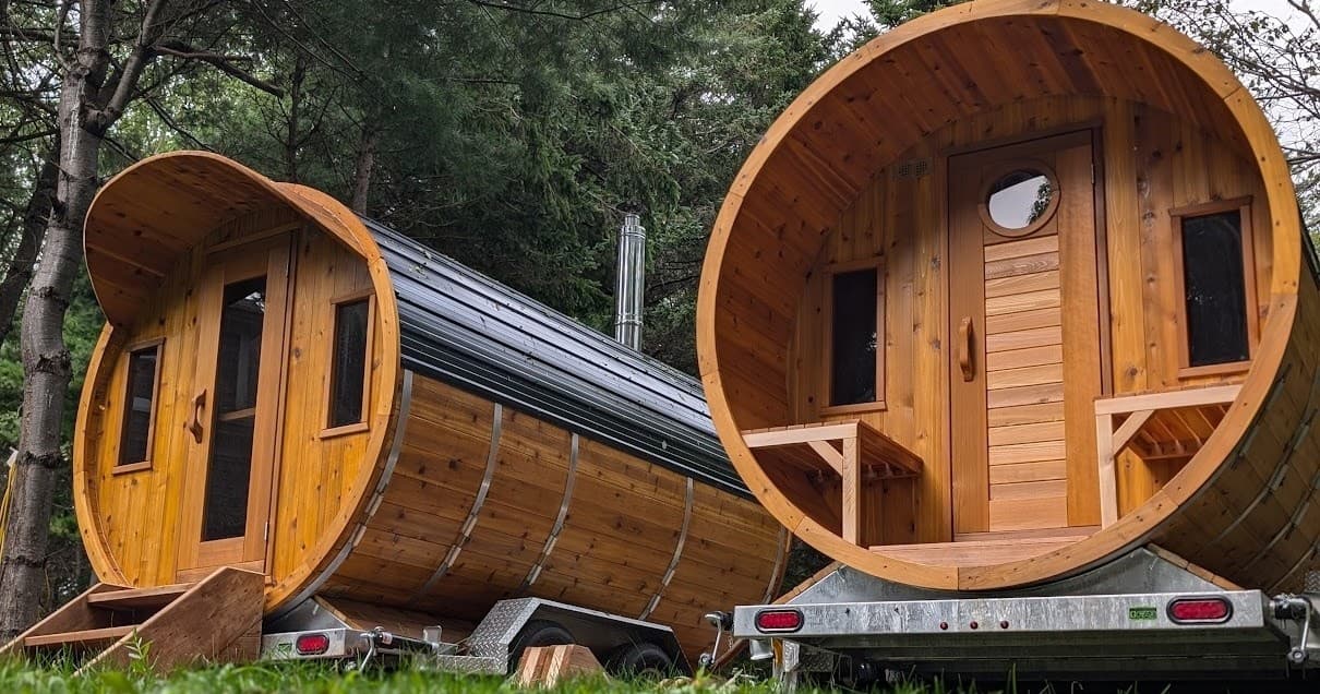 Aurora Mobile Wood-Fired Sauna — East Lawrencetown, Nova Scotia photo 1