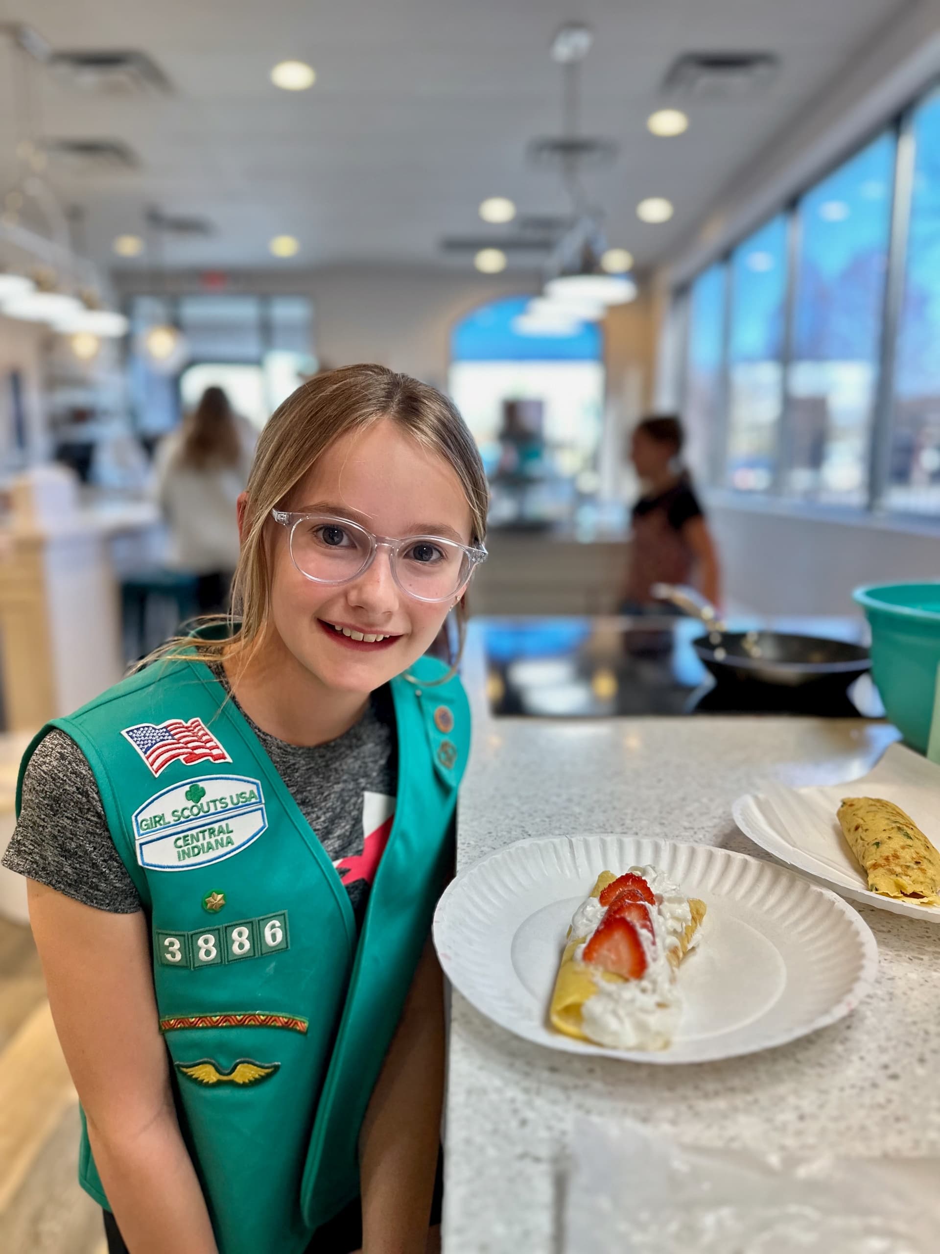 Hands-On Cooking Adventures for Girl Scouts at Sprouts Cooking School in Carmel, Indiana
