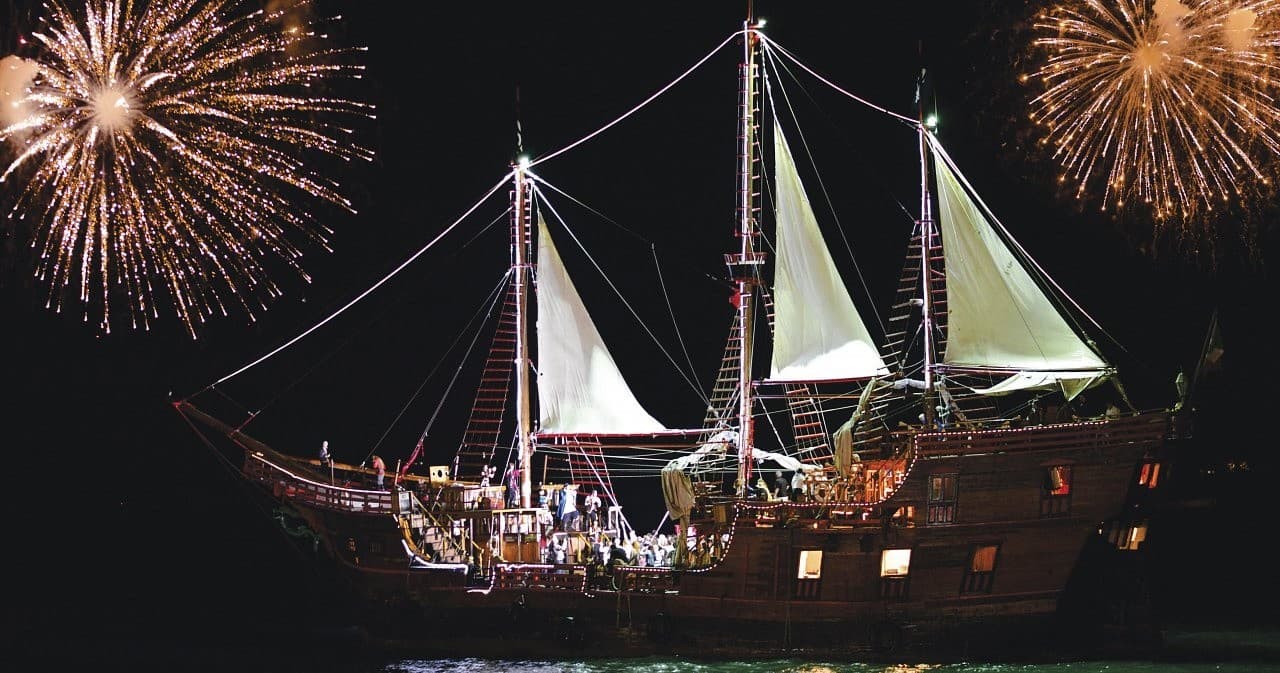 Pirate Ship Dinner Night Tour with Journey Vallarta Tours