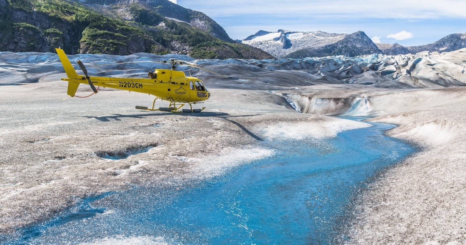 Helicopter Glacier Landing on Herbert Glacier: Icefield Excursion from Juneau
