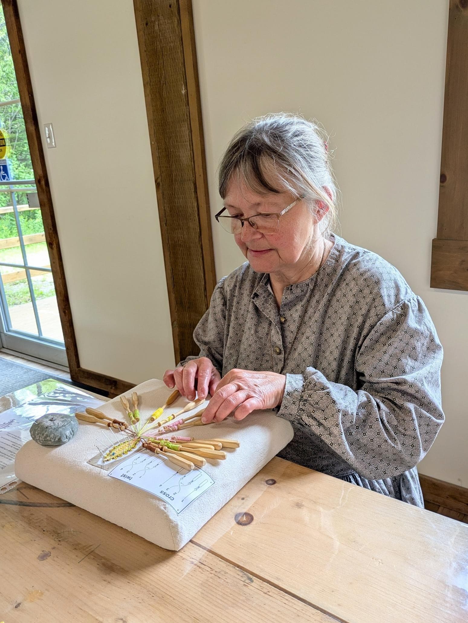 Weaving Time: Bobbin Lace Workshop with Cat Candow at Kings Landing