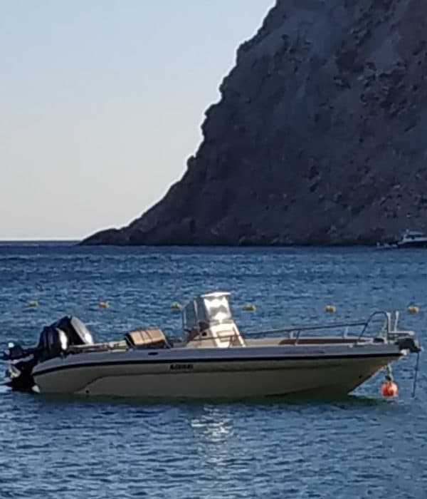 Self-Drive Boat Rental in Milos: Explore Kleftiko, Sykia & Hidden Coves from Agia Kiriaki