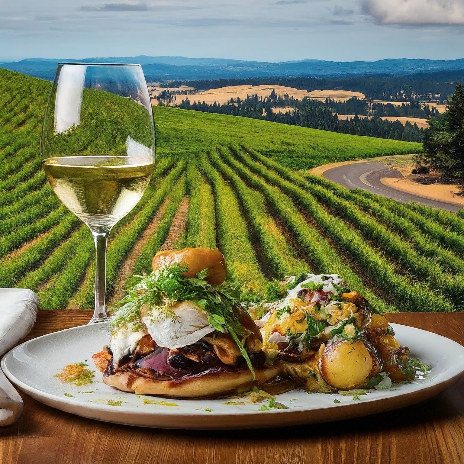 Chef's Brunch & Winery Experience in Portland, Oregon