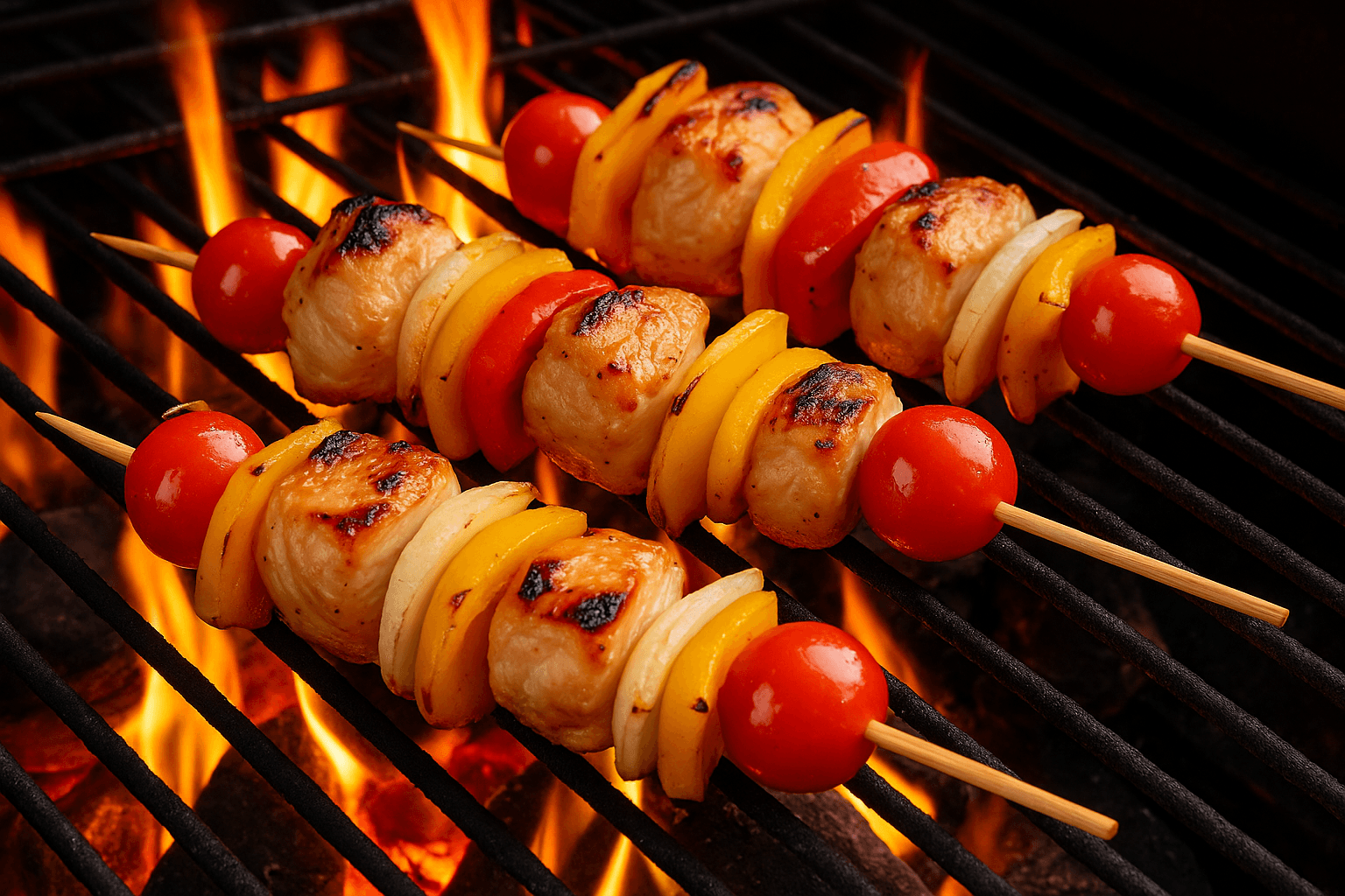 Delicious Organic Chicken Kabobs in Ohiopyle, PA
