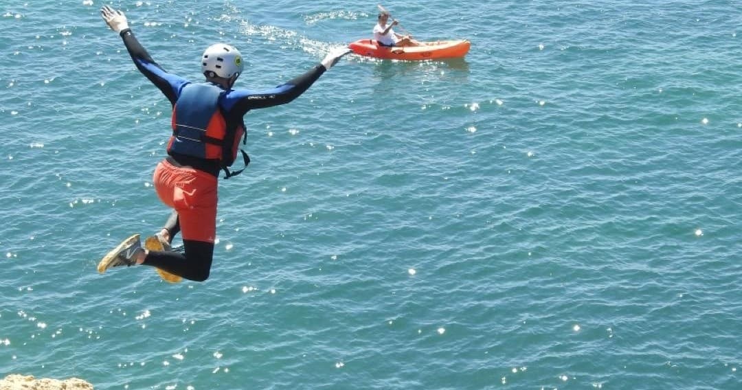 Coasteering Adventure with Albufeira Surf & SUP in Faro