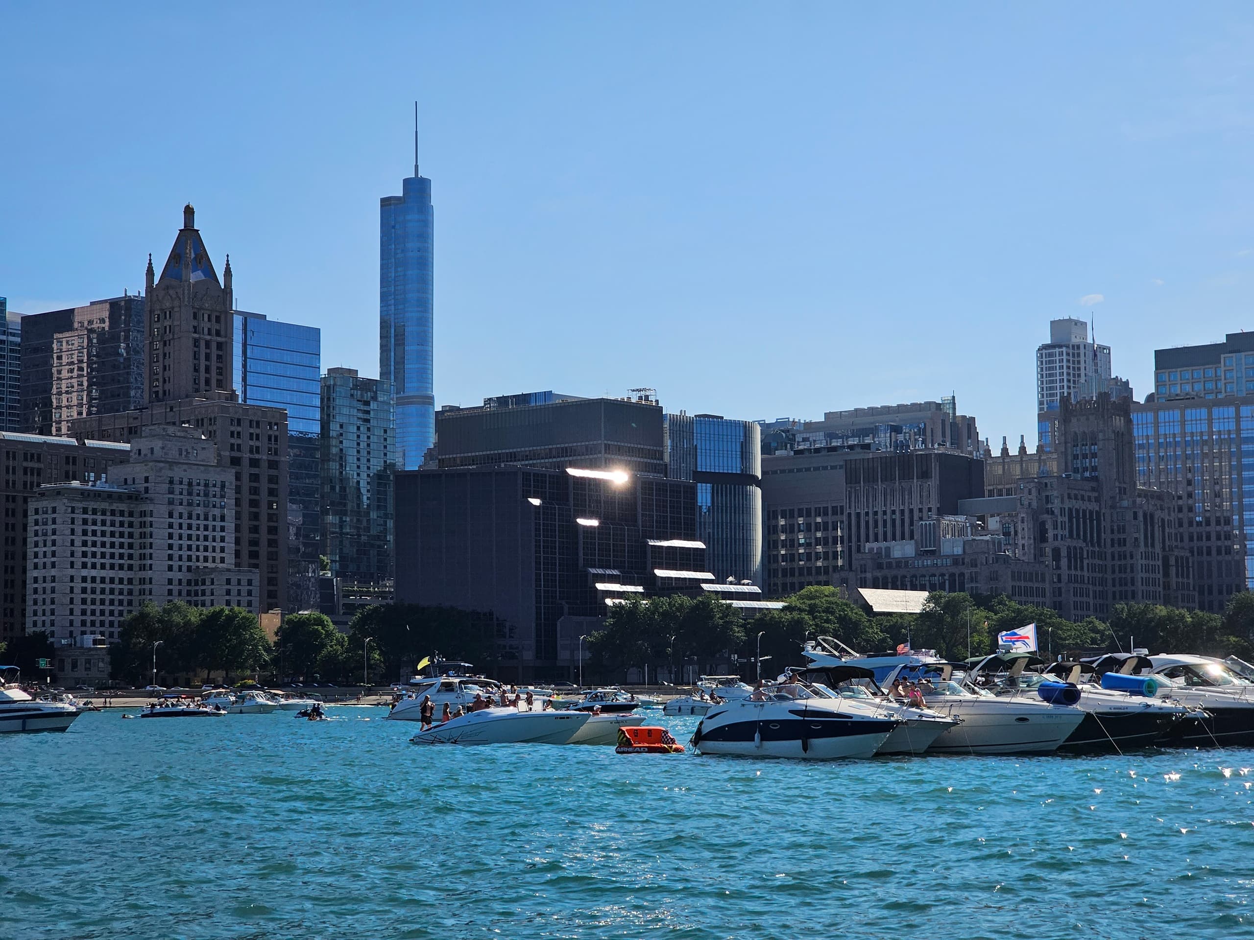 Water Activities & Poseidon Chicago Charters on Lake Michigan