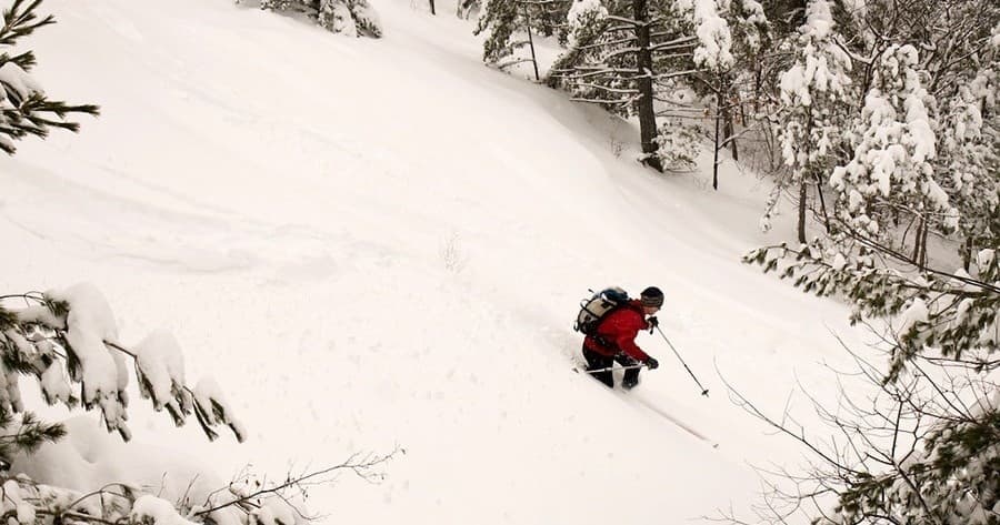 Backcountry Skiing Adventure in the White Mountains, NH