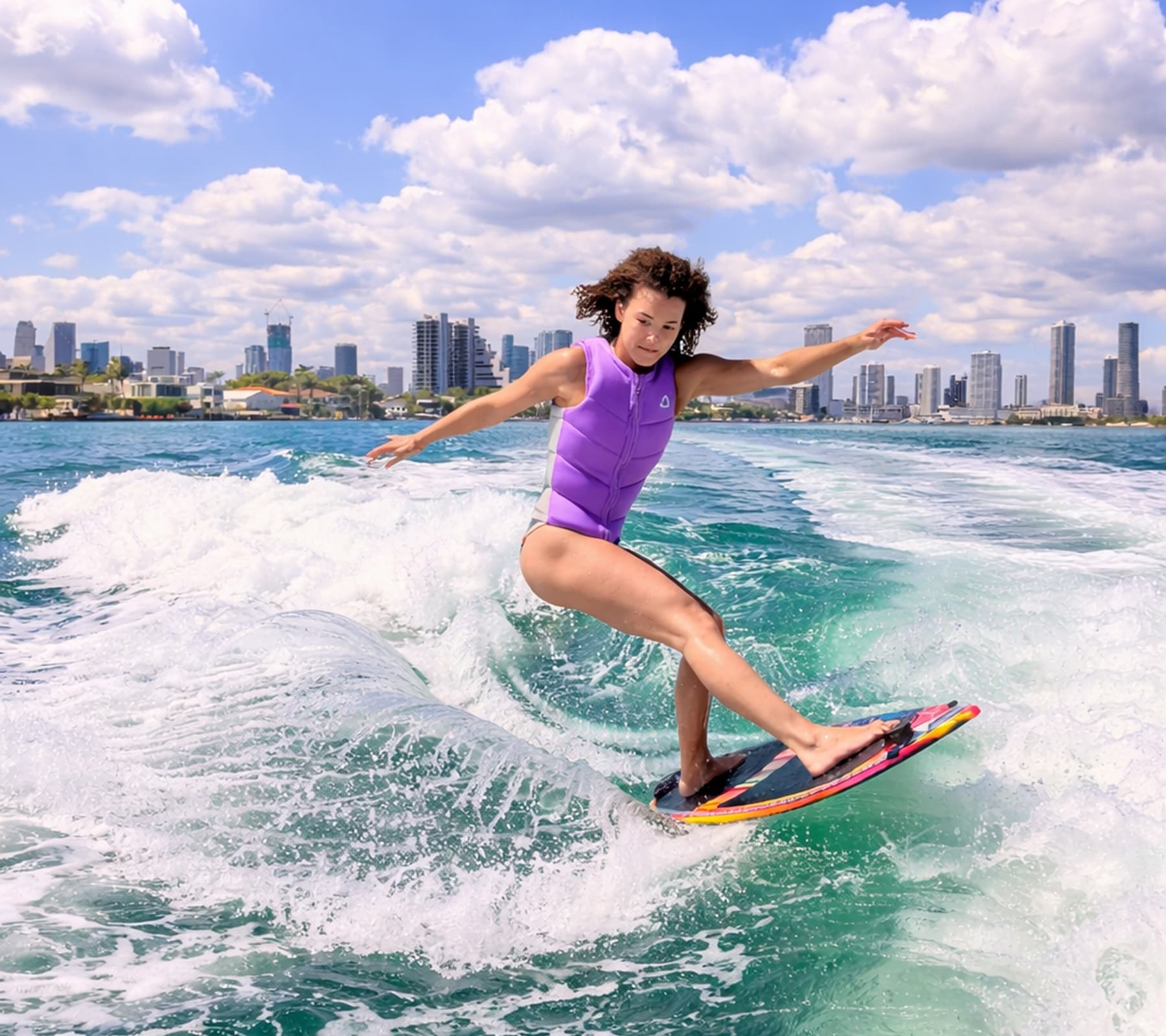 Private Wakesurf and Wakboarding Lessons in Miami: Coach-Led Sessions from Venetian Marina photo 3