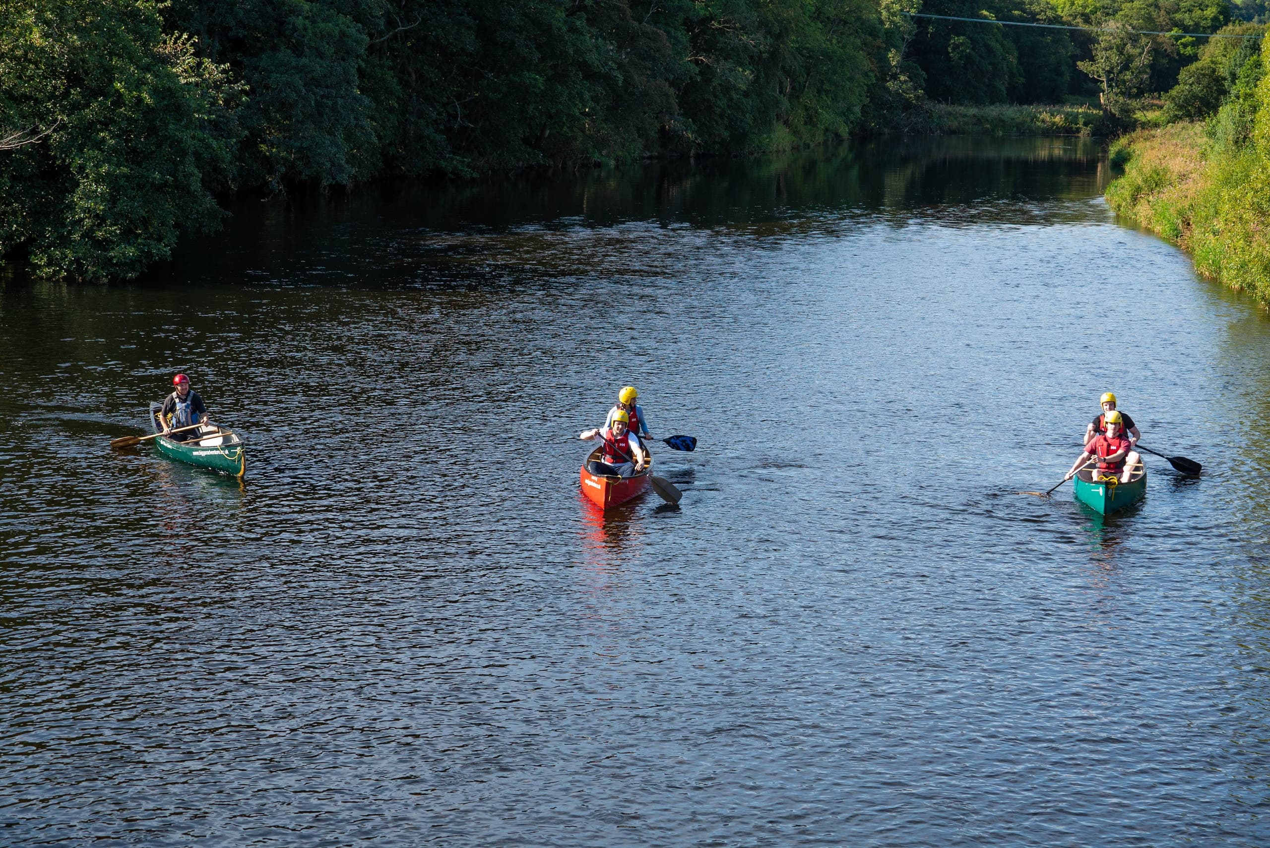 Canoe the River Tweed with Biggar Adventure in Gala