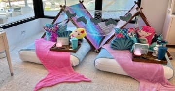 Mermaid Teepee Sleepovers in Scottsdale: Backyard Slumber-Under Parties for Kids photo 1