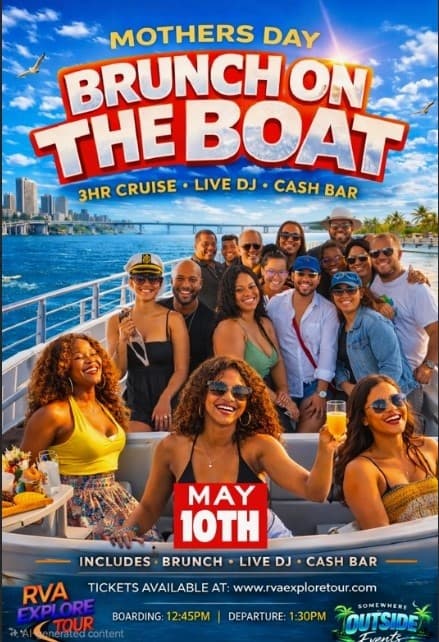 Richmond Mother's Day Boat Brunch Cruise with RVA Explore Tour