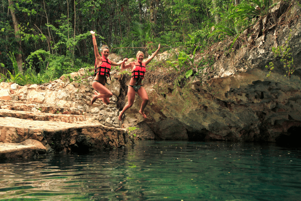 Cenote Adventures with Rosa Tours in Playa del Carmen