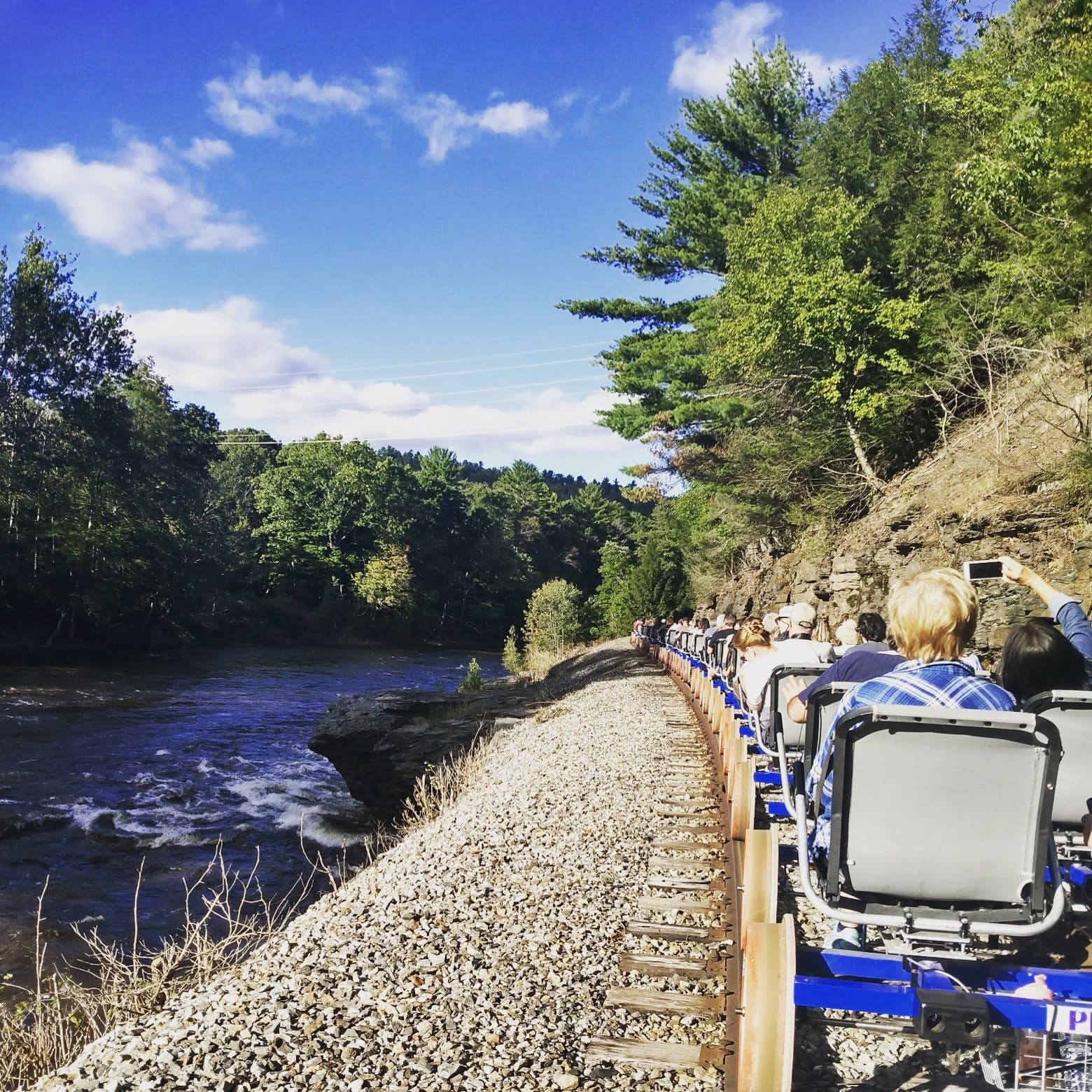 Feel the Power Tour Rail Biking Adventure in Hawley, PA