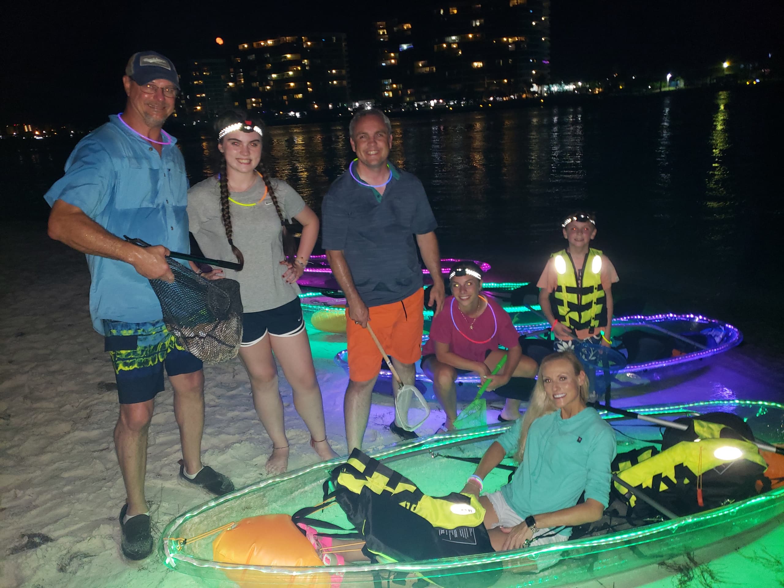 Experience Orange Beach Kayaking: Sunset & Crab Grab Adventures in Clear Glow Kayaks photo 3