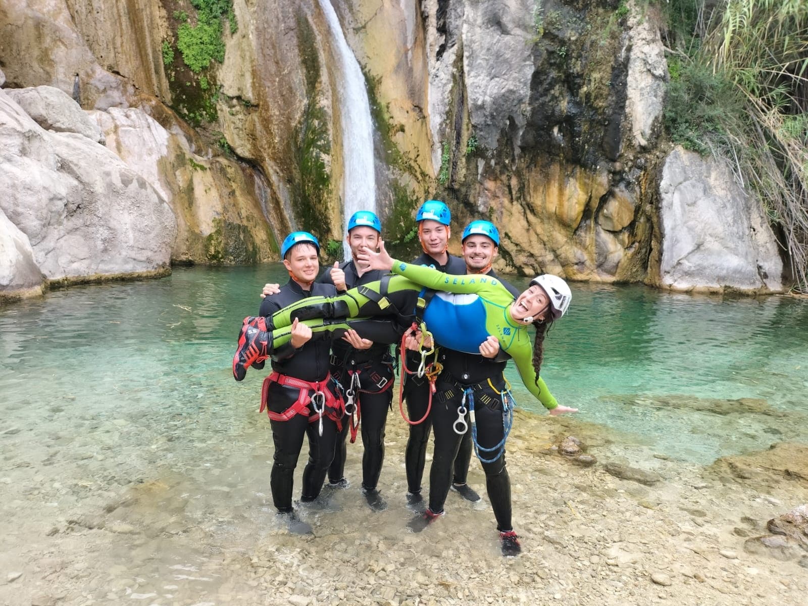 Barranco de Bolulla Canyoning with Alicante Aventura