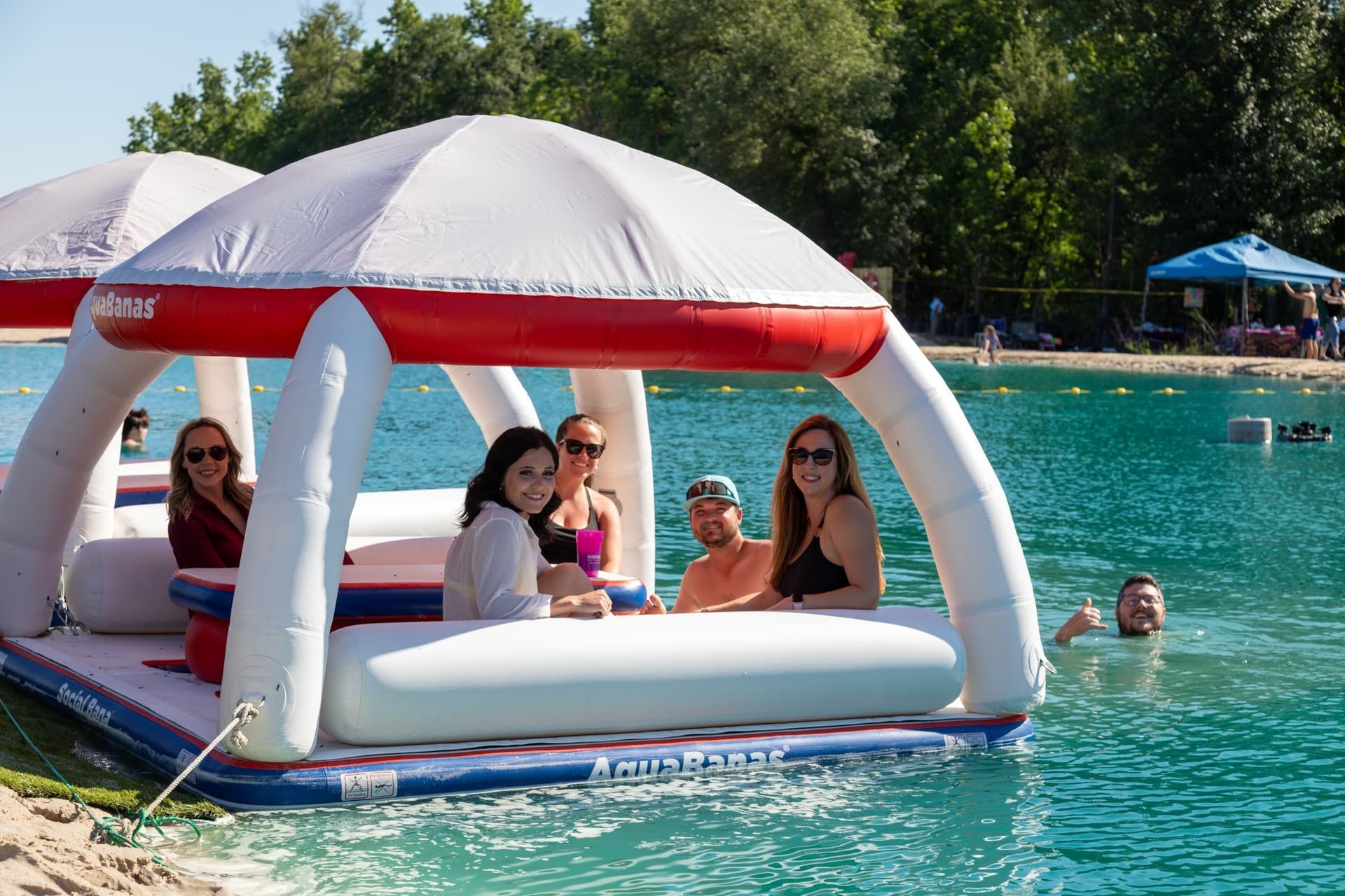 Float Your Day Away: Aquabana Rental at Lucky Lagoon in Lake Charles