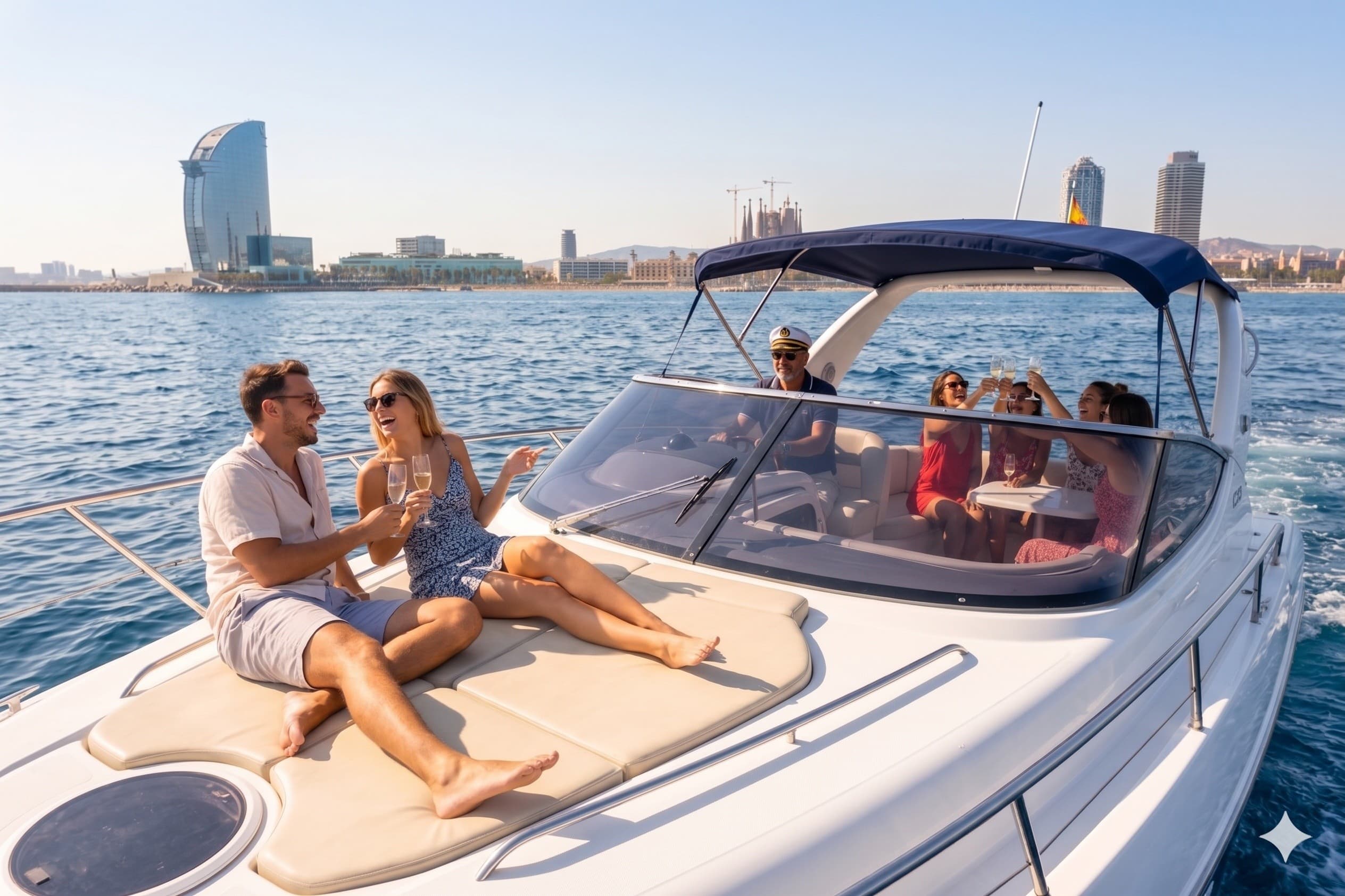 Private SESSA C30 Charter Along Barcelona Coast: Sun, Swim and Tapas photo 1