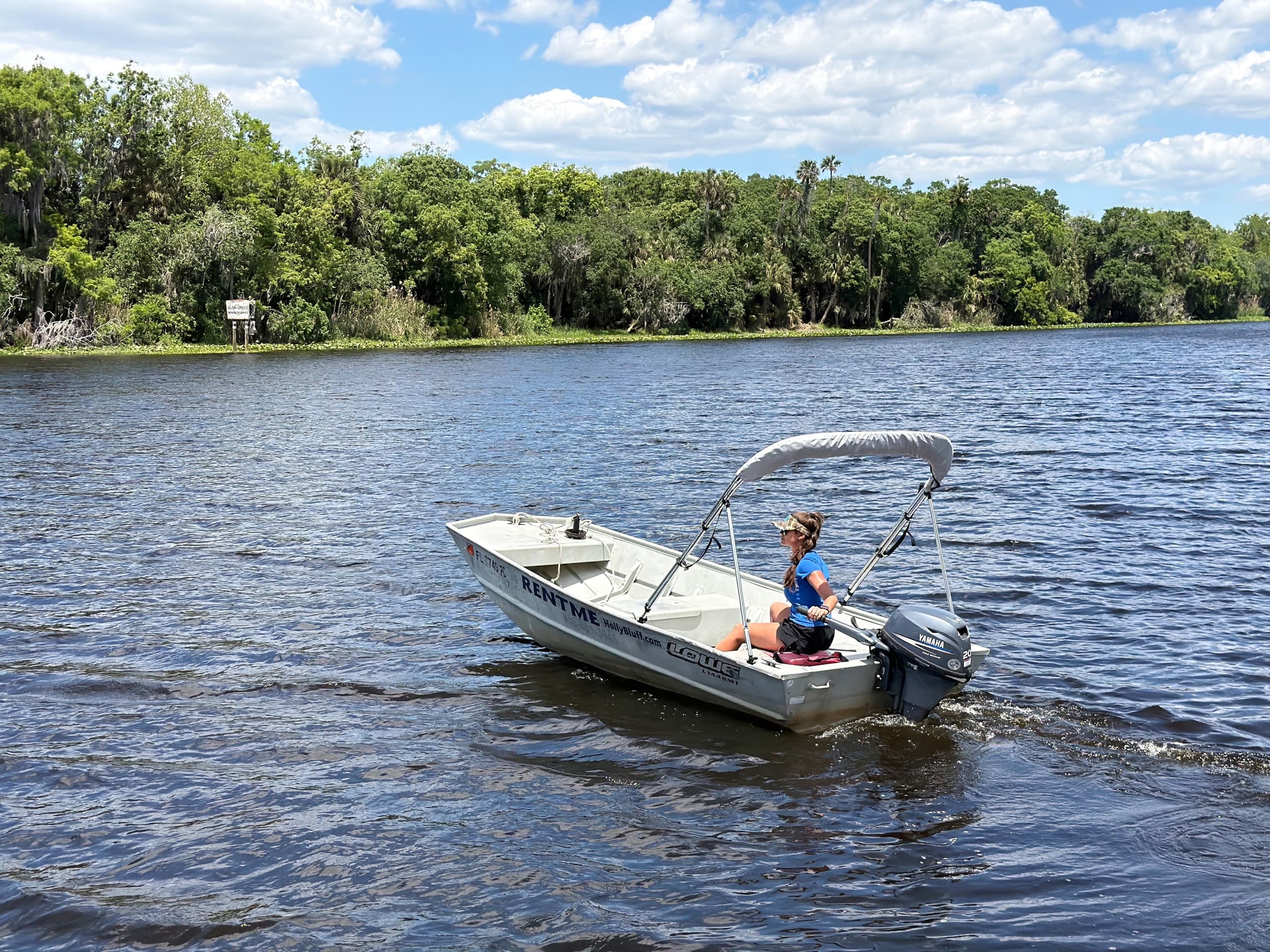 St. Johns River Day Rental: 14' Aluminum Fishing Boat in DeLand