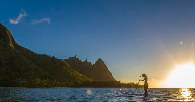 Stand Up Paddleboarding with Anini Paddle Boarding at Hanalei