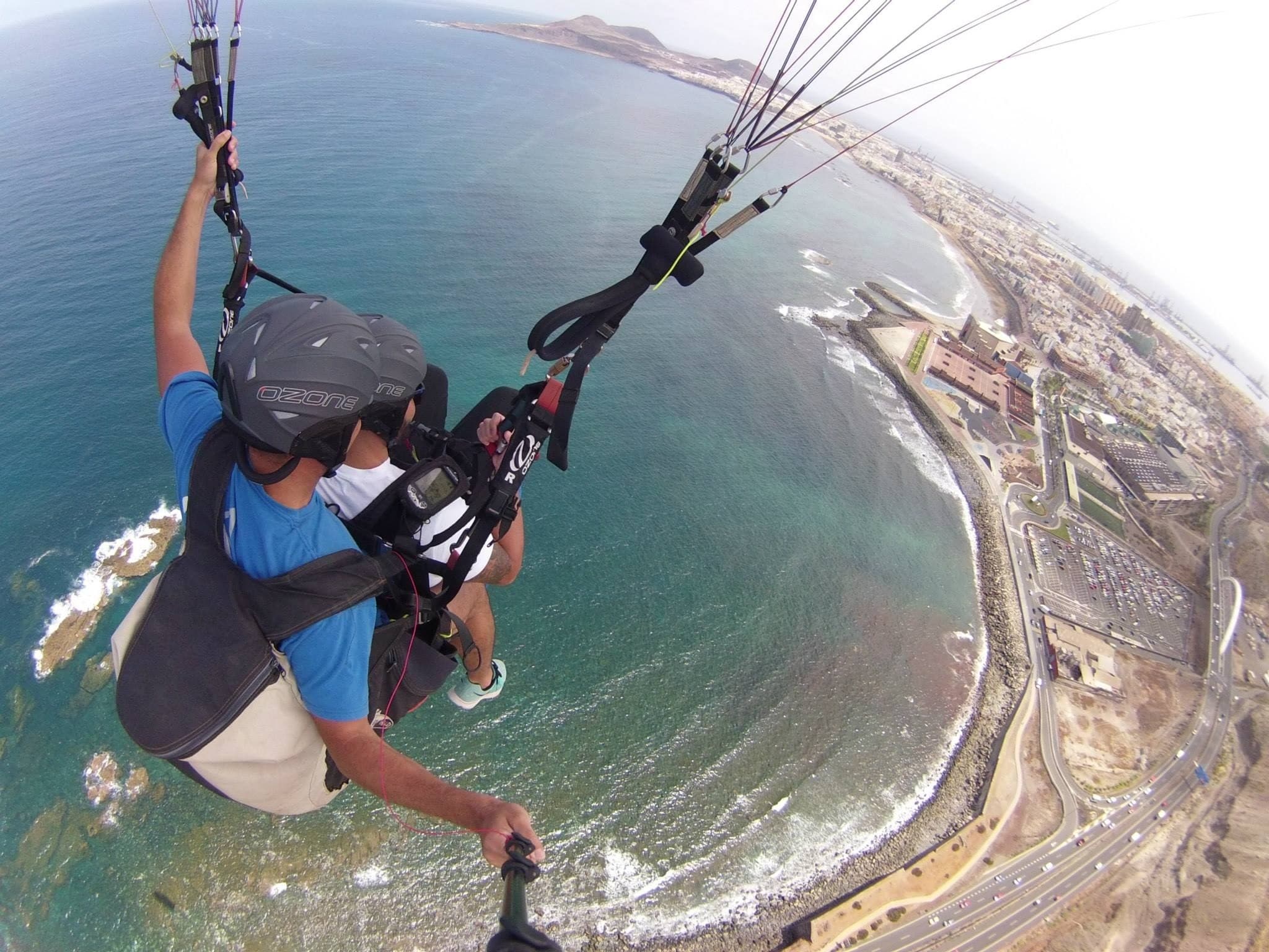 Mindfulness Flight: Gentle Paragliding and Herbal Calm Over Telde