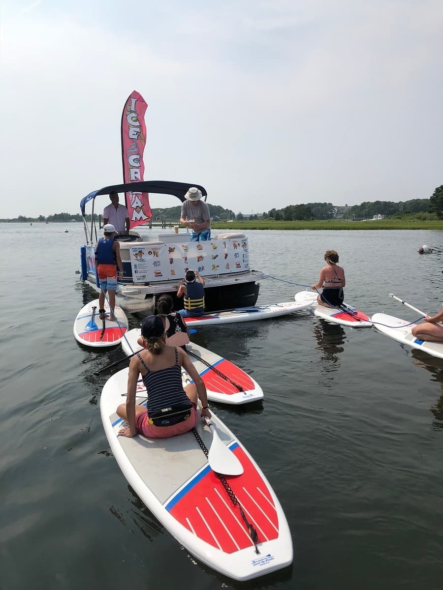 Paddle to Ice Cream: Waquoit Bay SUP Tour with Kool Beans photo 1