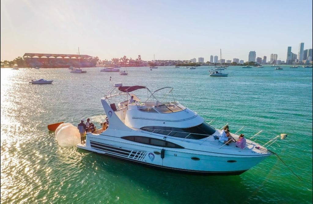 Yacht Day on the Miami Water with Jetski Rentals of South Florida