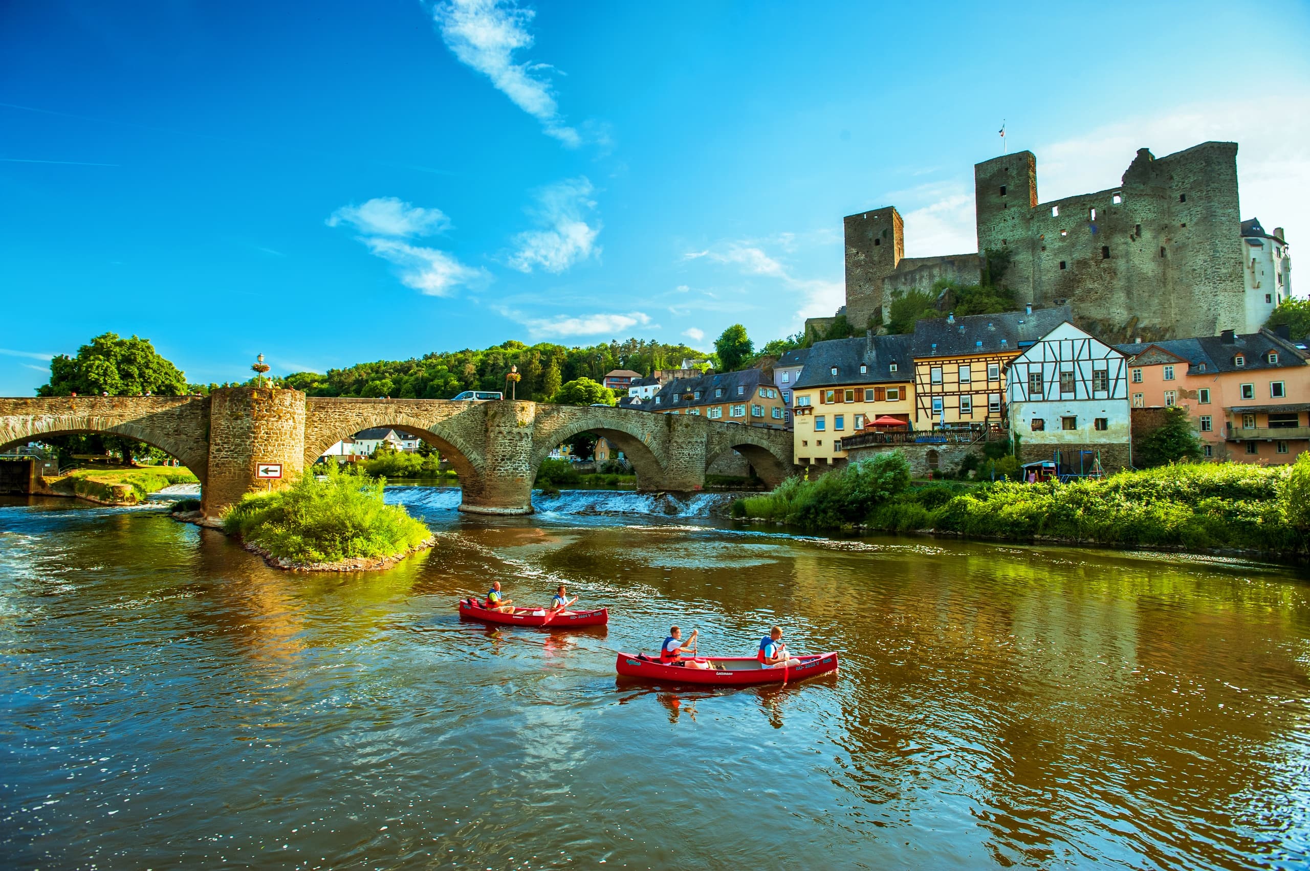 Family Canoe Tour on the Lahn River with Lahntours