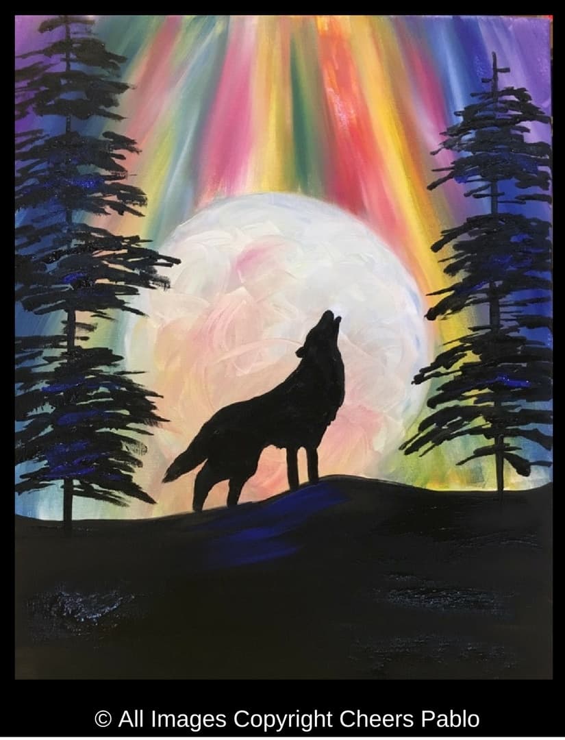 Land Adventures at Alpha Wolf: Creative Painting Experience