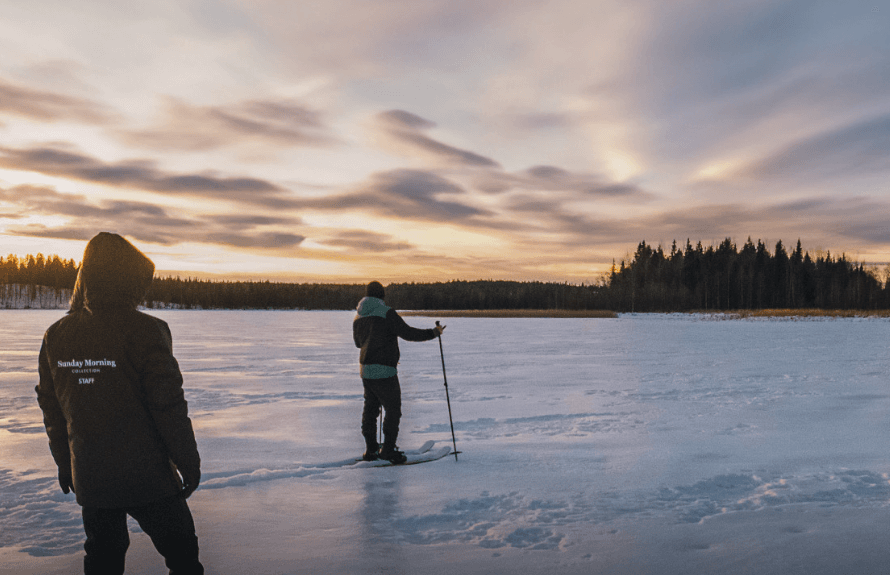 Gliding Snowshoe Safari in Lapland with Experience Pyhä
