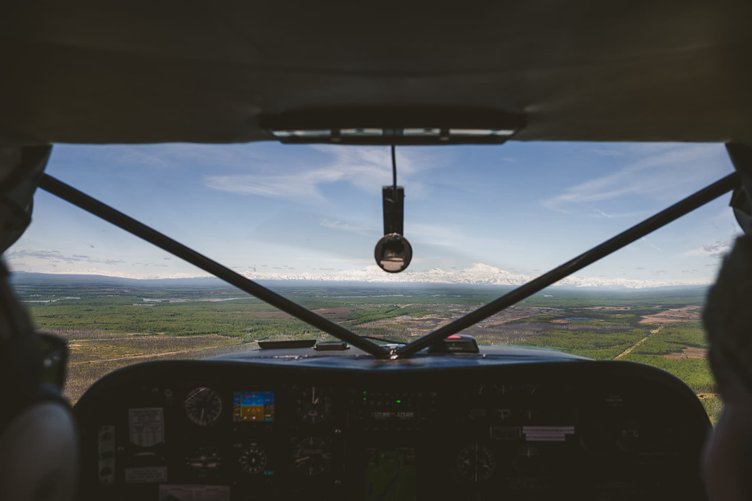 Alaska Flightseeing and Talkeetna Lunch: Denali Day Trip from Palmer