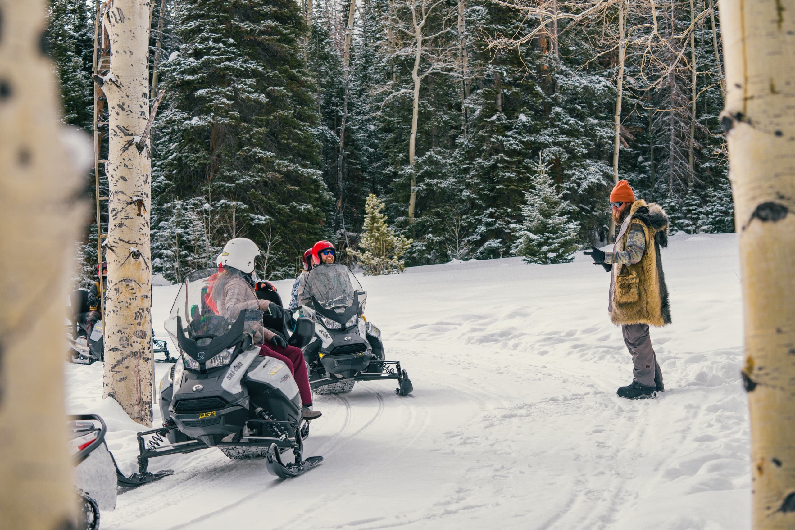 Explore Colorado’s Majestic Peaks on a Scenic Snowmobile Valley Tour